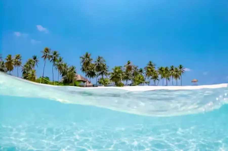 リゾートの海