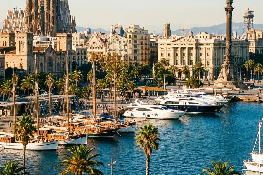 ガウディの建築が輝くバルセロナでの海洋散骨